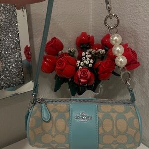 Coach blue barrel bag 🦋